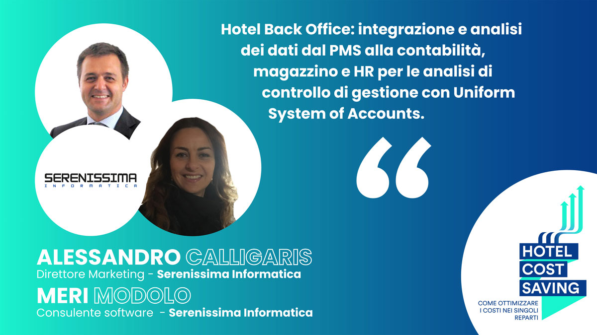 Hotel Cost Saving Alessandro Calligaris e Meri Modolo