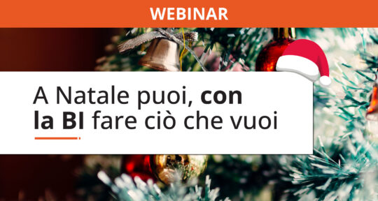 A Natale puoi, con la BI fare ciò che vuoi