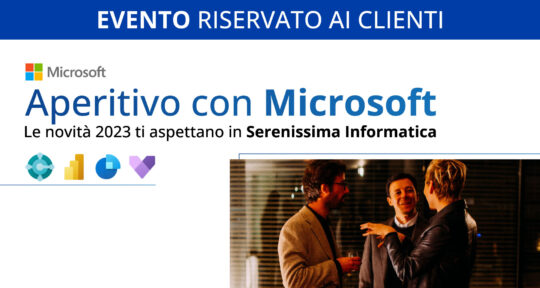 Aperitivo con Microsoft: evento Serenissima Informatica