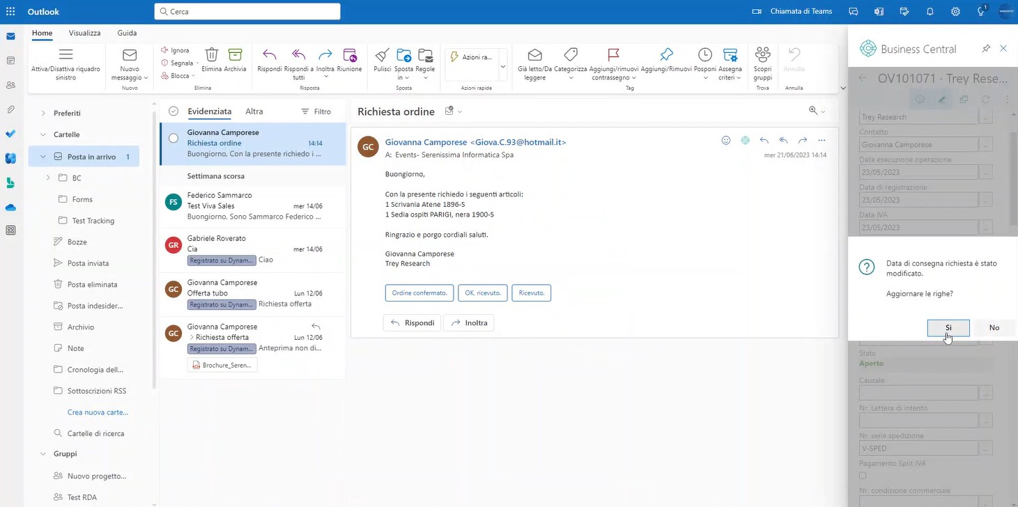 documenti commerciali in outlook 4